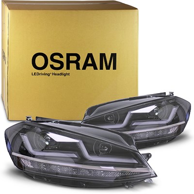 Osram LEDriving Scheinwerfer für VW GOLF 7.5 - BLACK EDITION [Hersteller-Nr. LEDHL109-BKLHD] für VW von Osram