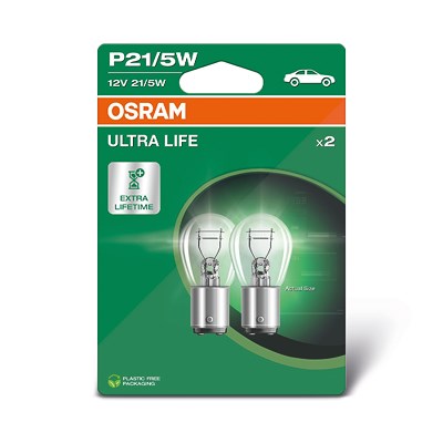 Osram P21/5W ULTRALIFE Glühlampe [Hersteller-Nr. 7528ULT] für Audi, Chrysler, Ford von Osram