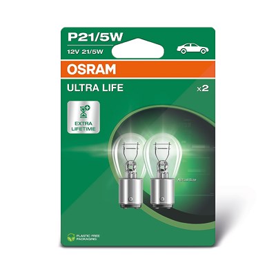 Osram R10W ULTRALIFE Glühlampe DOPPELBLISTER [Hersteller-Nr. 5008ULT] für Alfa Romeo, Fiat, Seat von Osram