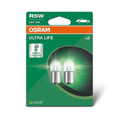 Osram R5W ULTRALIFE Glühlampe [Hersteller-Nr. 5007ULT] für Land Rover, Mercedes-Benz, Renault, Toyota von Osram