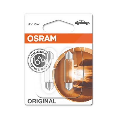 Osram SV8.5-8 Original Soffittenlampe 41mm [Hersteller-Nr. 6411-02B] für Daewoo, Ford, Opel, Porsche, Saab, Ssangyong, Volvo von Osram