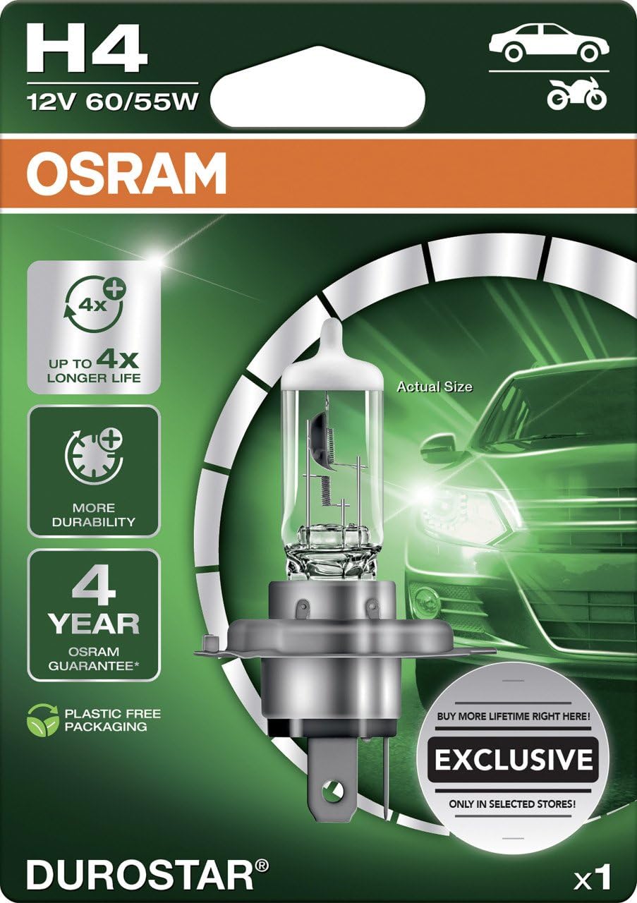 Osram Scheinwerferlampe H4 Durostar 2.0 von Osram