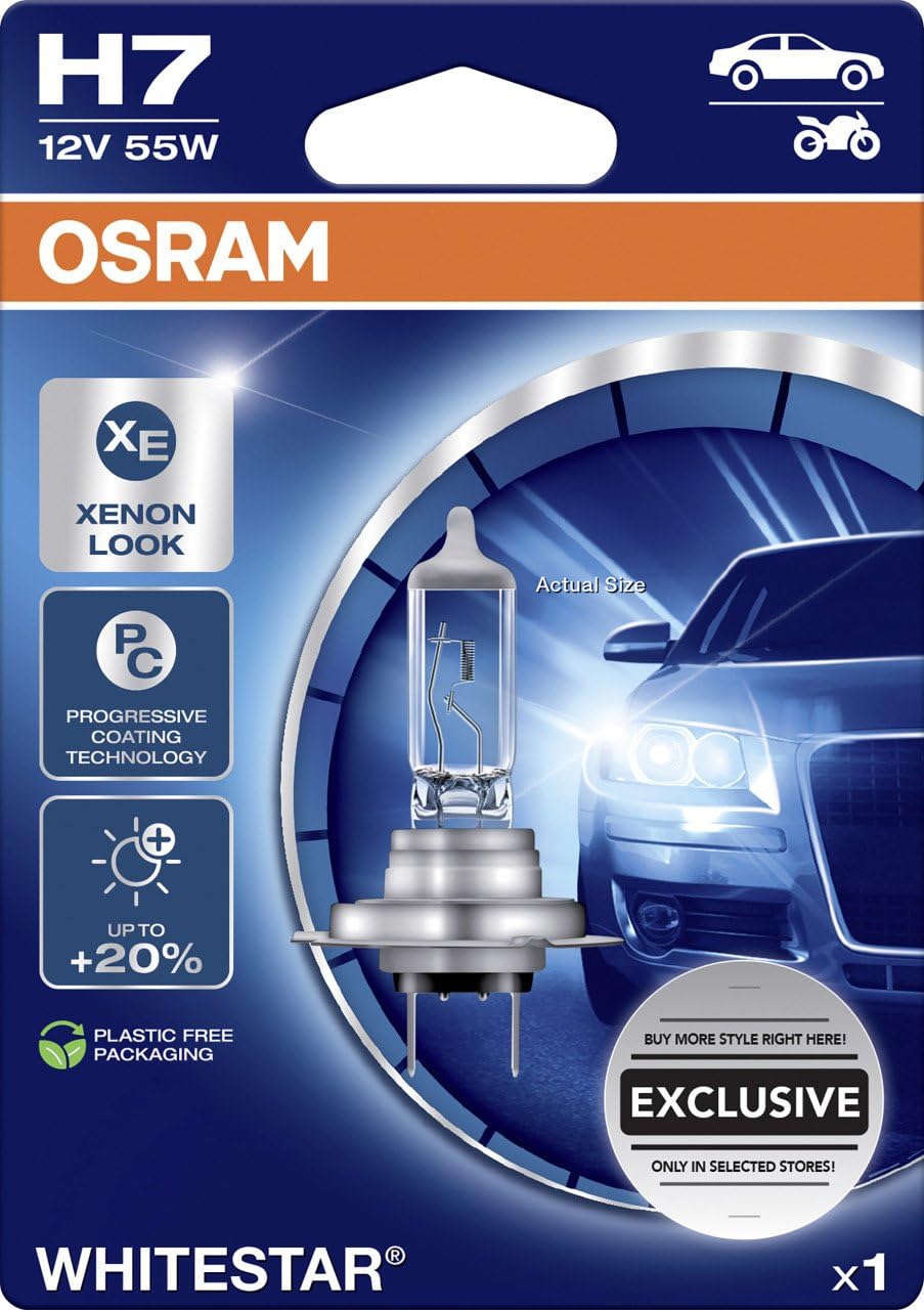 Osram Scheinwerferlampe H7 Whitestar 2.0 von Osram