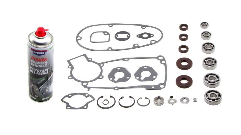 Lagersatz: Wellendichtringe, Kugellager, Dichtungssatz passend für Simson* S50 plus Motorenreigiger von OstOase GmbH