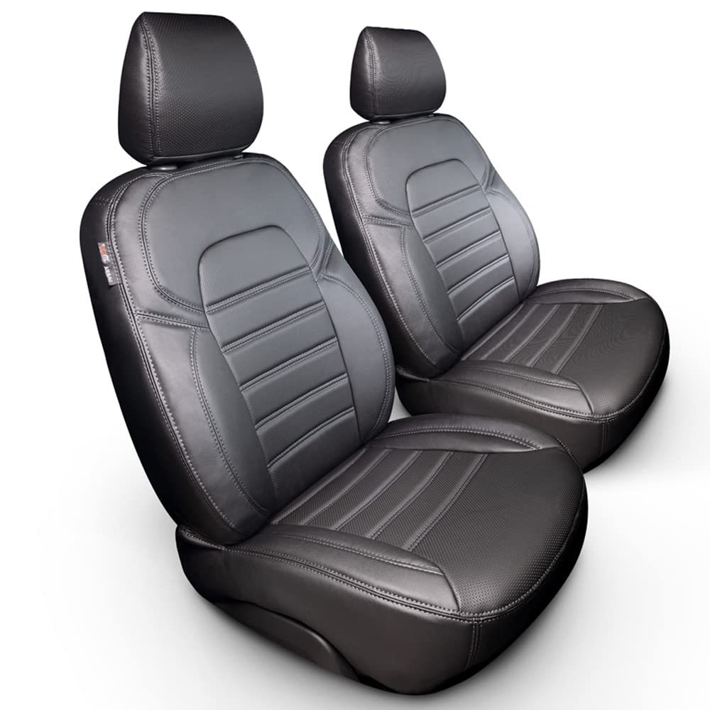 otoM New York Design Kunstleder Sitzbezüge 1+1 kompatibel mit Volkswagen T5 2003-2015 von OtoM