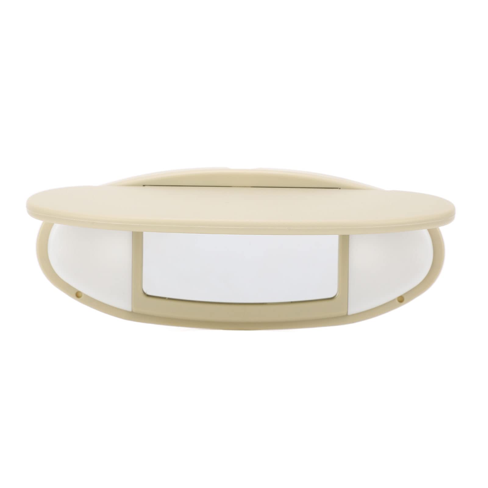 Sonnenblende vorne mit Kosmetikspiegel, Auto 51167361833, Ersatzzubehör, blendfrei, sonnenbeständig, passend für MINI Cooper R55 R56 R60 2007–2014 (Beige) von Otufan