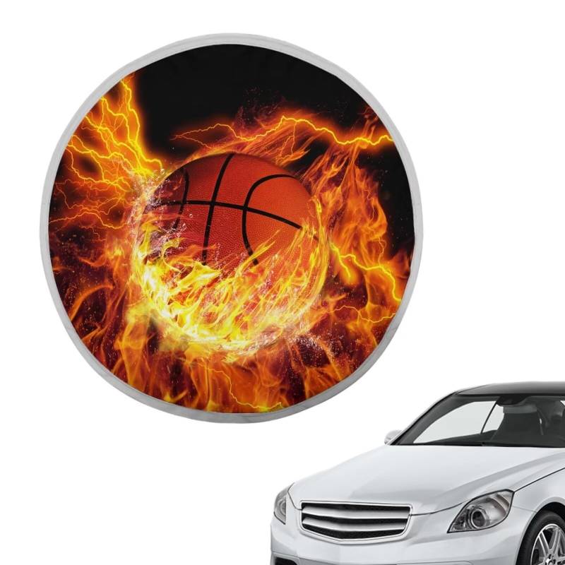 Basketball Block UV Strahlen Auto Ruder Visier 1PCS Lenkrad Sonnenschutz Abdeckung Auto Innen Sonne Reflektierende Schutz von Oudrspo