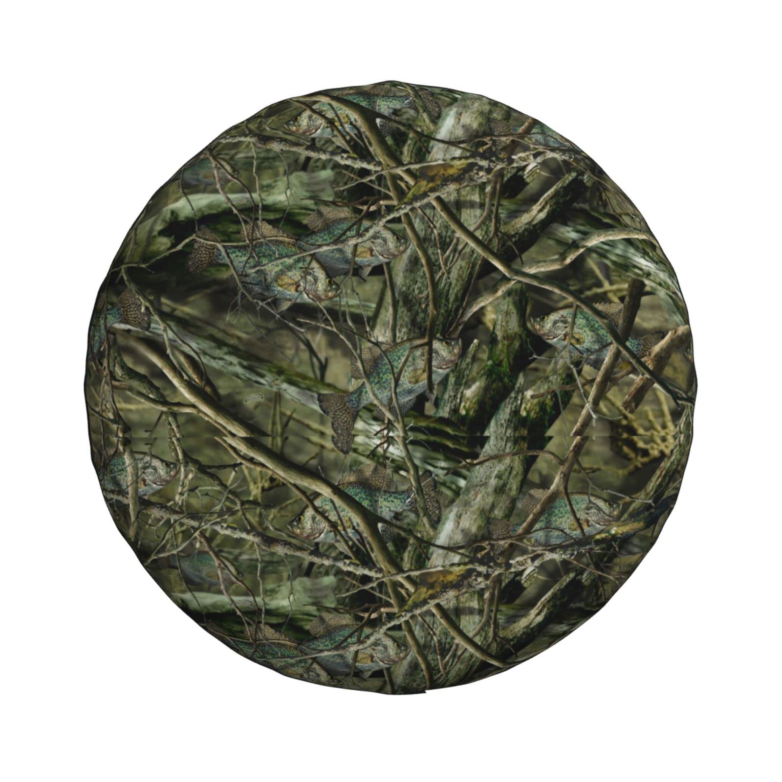 Camo Hunting Ersatzreifenabdeckung, Radschutz, universell, staubdicht, wasserdicht, passend für Anhänger, Wohnmobil, SUV, LKW, Wohnmobil, Wohnwagen, 35,6 cm (14 Zoll). von Oudrspo