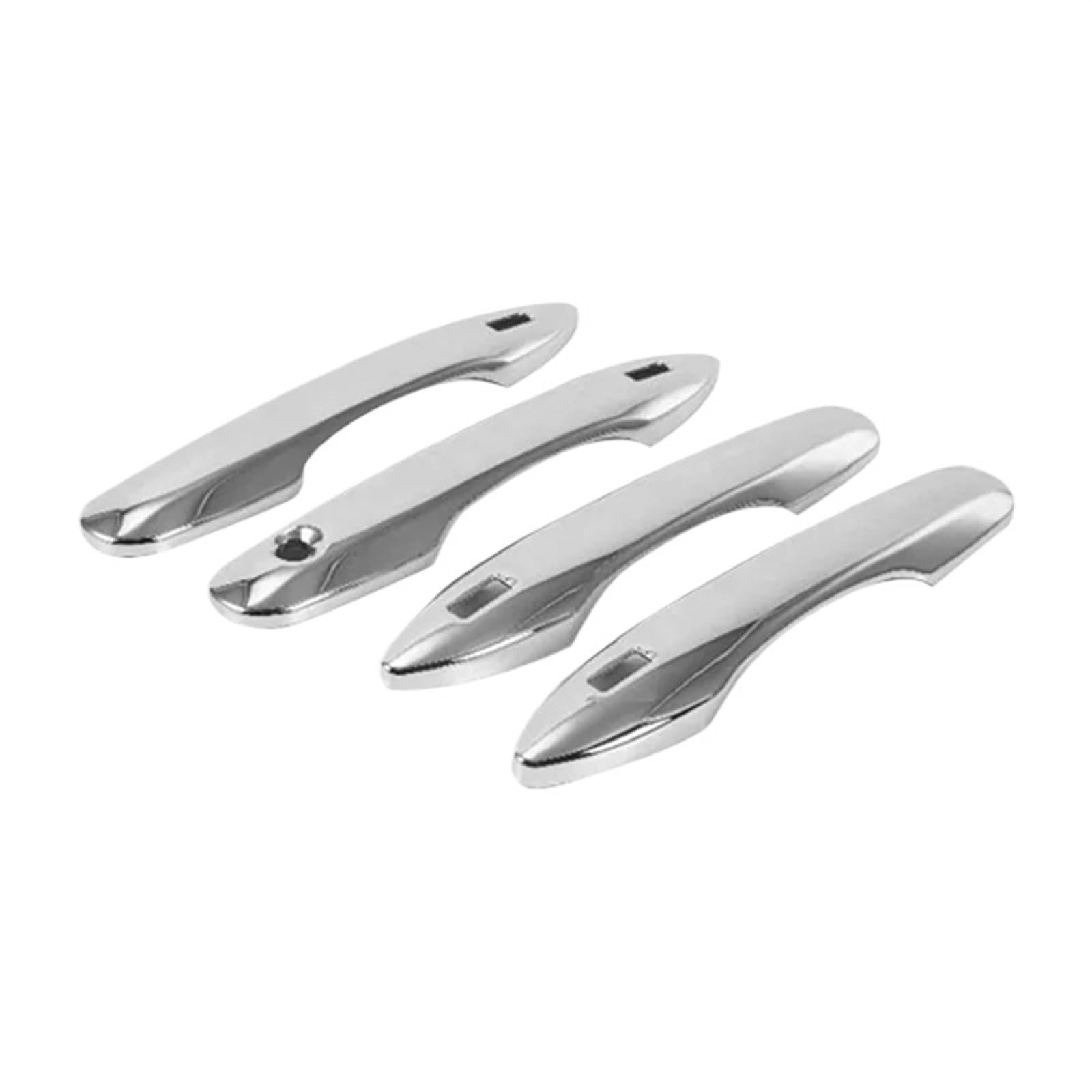 OueTyra [Replacement] 4Pcs ABS Chrom Silber Auto Externe Seite Türgriff Abdeckung Trim for Toyota for Bz4X 2022 2023 von OueTyra