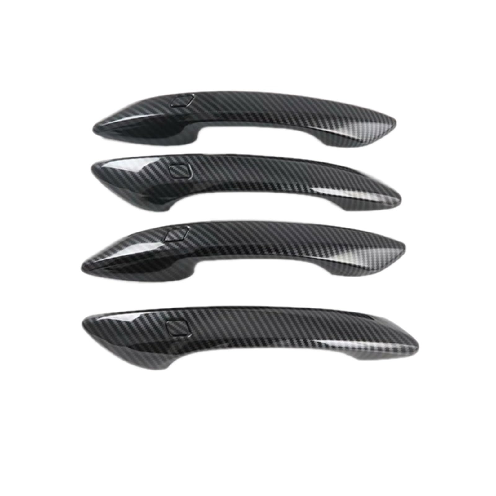 OueTyra [Replacement] Auto ABS Carbon Faser Äußere Seite Türgriff Abdeckung Trim for Hyundai for Sonata 2020 2021 von OueTyra