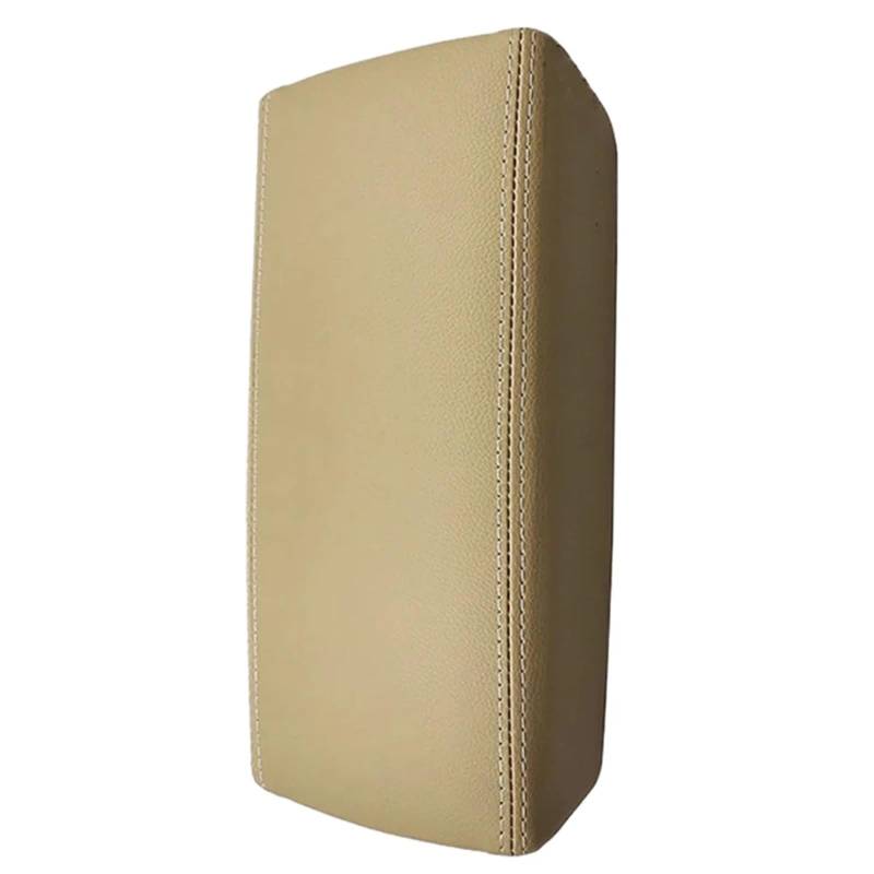 OueTyra [Replacement] Auto Armlehne Box Abdeckung Leder Fit for Honda for Accord 2003-2007 Armlehne Mittelkonsole Deckel Auto Innen Zubehör (Beige) von OueTyra