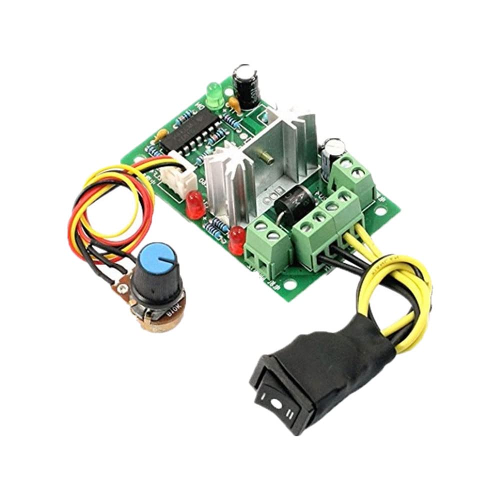 10-36V DC Motor Drehzahlregler 150W 5A Reversible DC Motor Speed Control PWM Einstellbarer Reversible Motor Driver Switch von Oufdj-iPro