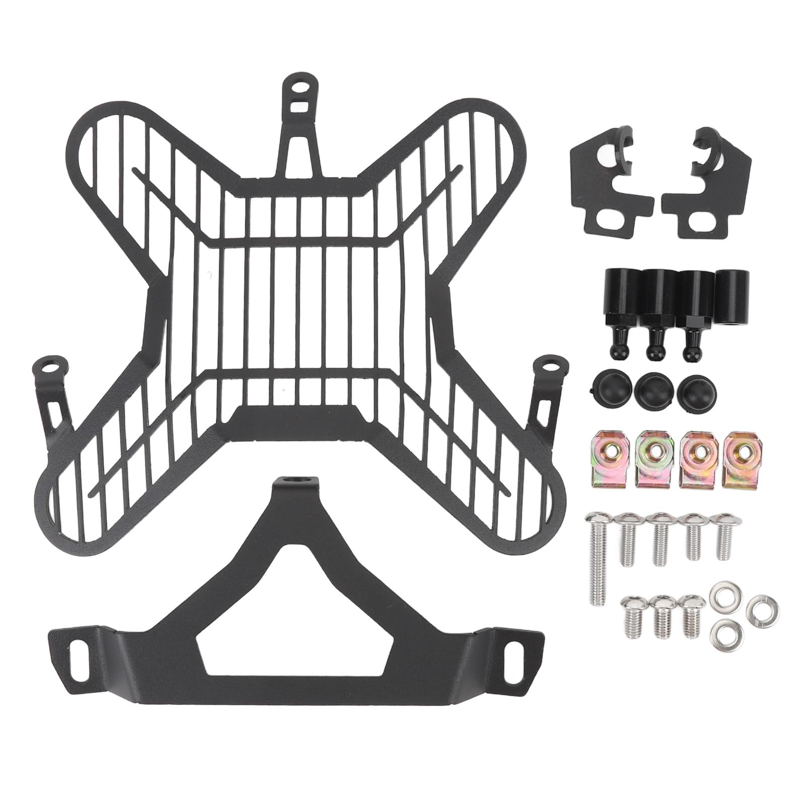 Ouitble Scheinwerferschutz Hochfester Metall-Motorrad-Scheinwerfergitter-Abdeckungsschutz füR R 1300 GS 2023-2024 von Ouitble