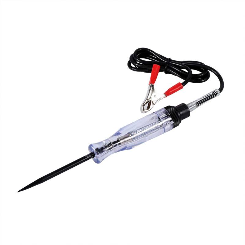 Outbit Elektrischer Draht-Stromkreistester, Auto-Spannungsstromkreistester Auto 6 V 12 V 24 V DC Auto-LKW-Spannungsstromkreistester Autotest VoltMet Long Probe Pen Bulb von Ouitble