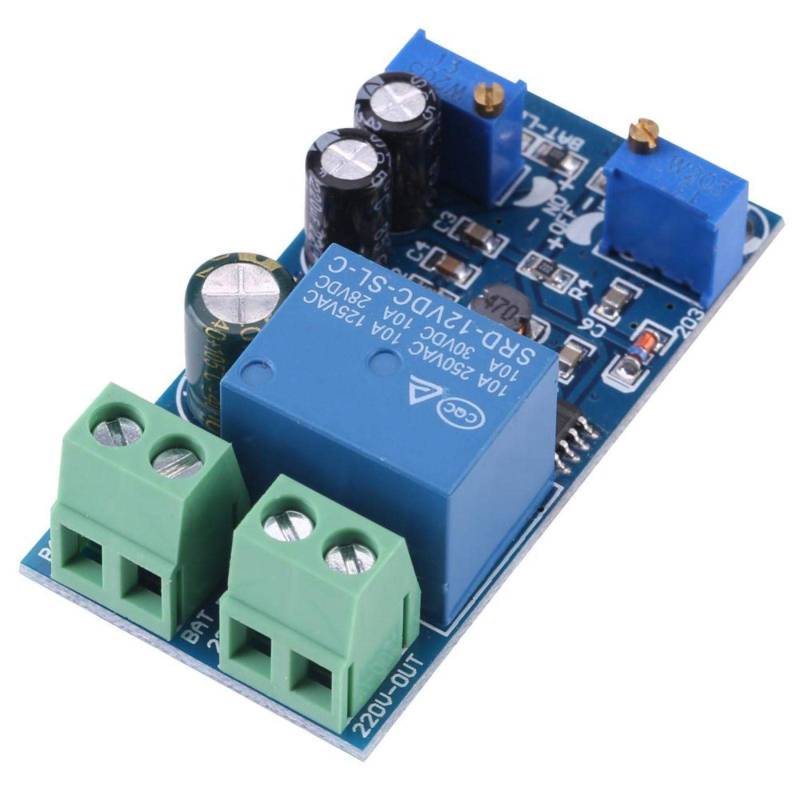 Oumefar 12-48V Langlebiges automatisches Ladegerät Abschaltbatterie Netzteil Laderegler-Modulplatine für Blei-Säure-Lithium-Polymer-Batterien(12V) von Oumefar