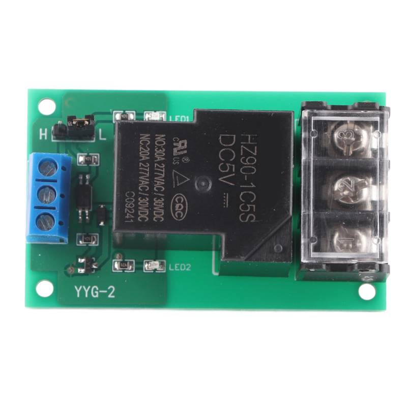 Oumefar 30A High Low Level Trigger Optokoppler-Isolationsrelaismodul Hochleistungs-Einwegrelais für SPS-Geräte Industrielle Systeme(5VDC) von Oumefar