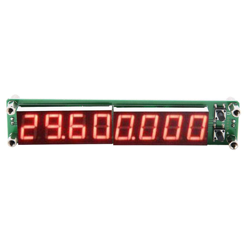 Oumefar Digitales HF-Signal Frequenzmesser Zähler Cymometer Tester LCD-Display Leistungsmodul 0,1 bis 1000 MHz Hochgeschwindigkeitskalibrierungsmessung(rote Wörter) von Oumefar