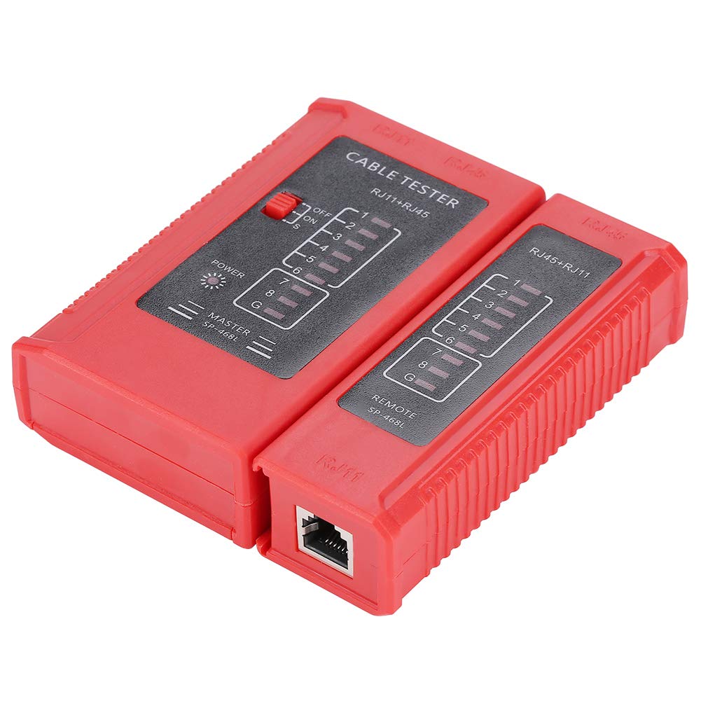 Oumefar Netzwerk Kabeltester RJ45 RJ11 netzwerktester Kabel Patchkabel-Tester Ethernet Durchgangstester LAN-Netzwerk tester Automatisches Drahtnetzwerk-Test-Tool von Oumefar