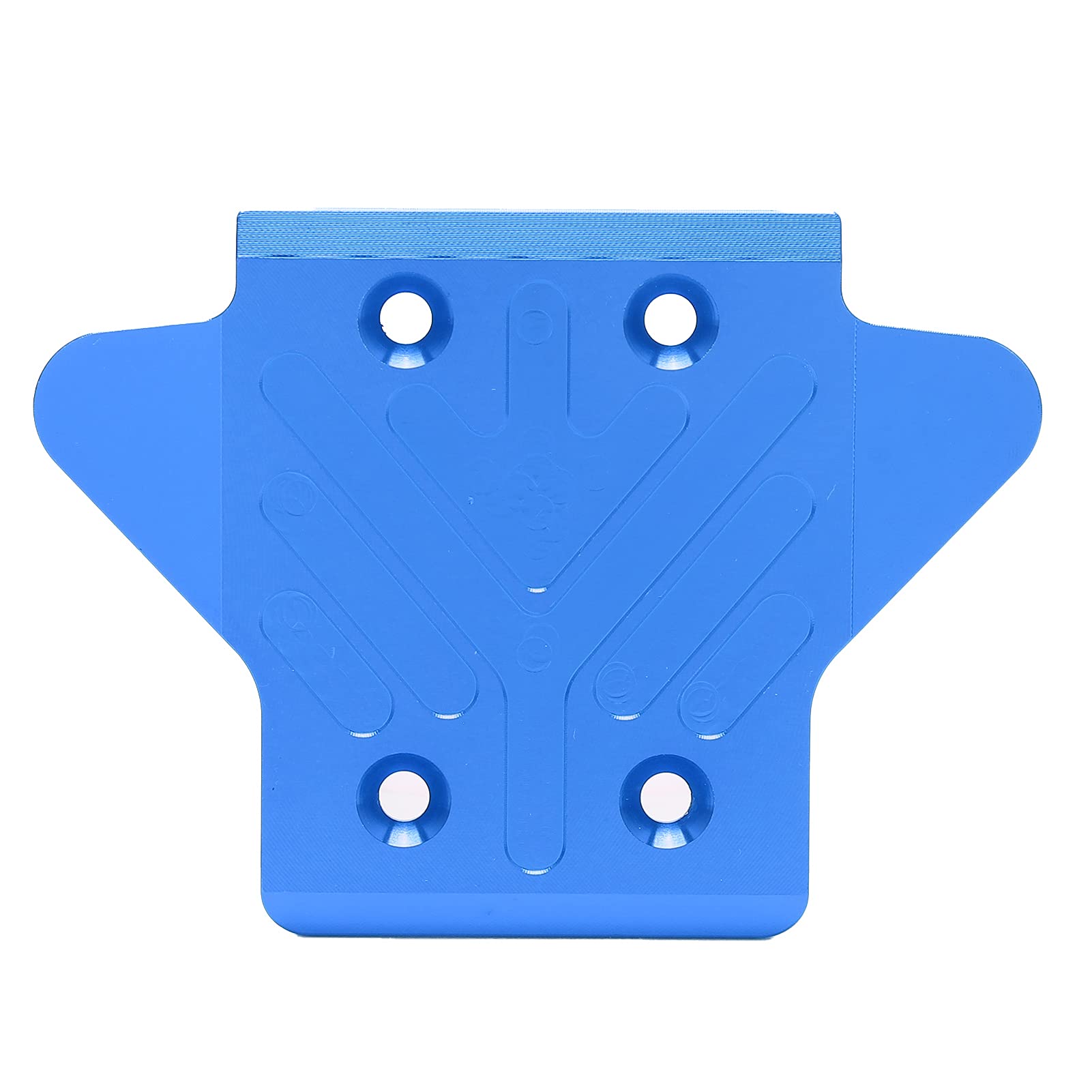 Oumefar RC Aluminiumlegierung Heckplatten-Schutzabdeckung, Hintere Untere Chassis-Panzerplatten-Schutzabdeckung für ARRMA KRATON 6S 1/8 Ferngesteuertes Auto (Blau) von Oumefar