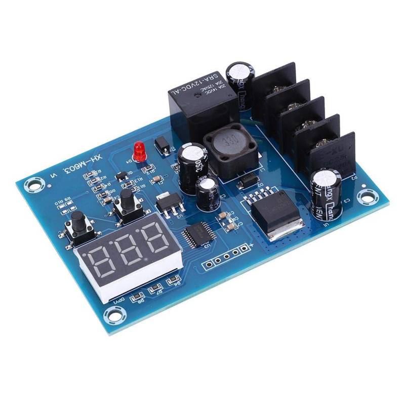 Oumefar Speicheraufladung Digital Control Protection Board Ladegerät Trennschalter Aufladung über Entladeschutzmodul für 12 bis 24 V Blei-Säure-Lithium-Batterie von Oumefar