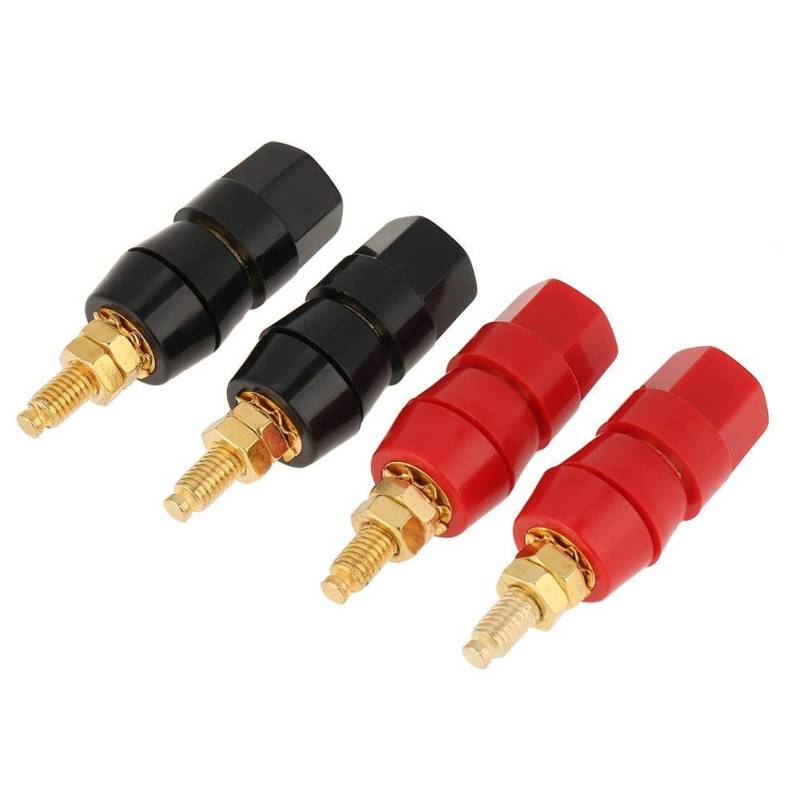 Oumefar bananenstecker buchse Testsonde Audio Lautsprecheranschluss 4 mm Bananenbuchsenstecker Buchse Adapteranschluss von Oumefar