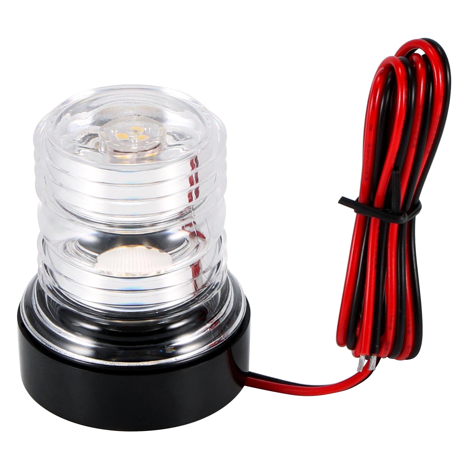 OurLeeme Boot Navigationslichter LED 12V Segellicht IP65 Wasserdicht Spritzwassergeschützte 360° Hohe Sichtbarkeit Schiffslicht Ankerlicht für Boot Yacht von OurLeeme