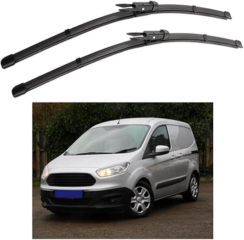 OushOp Auto Scheibenwischer für-Ford Transit Courier 28"+16" 2014-2016, Hochwertige ErsatzZubehör Wischergummi Klare Sicht von OushOp