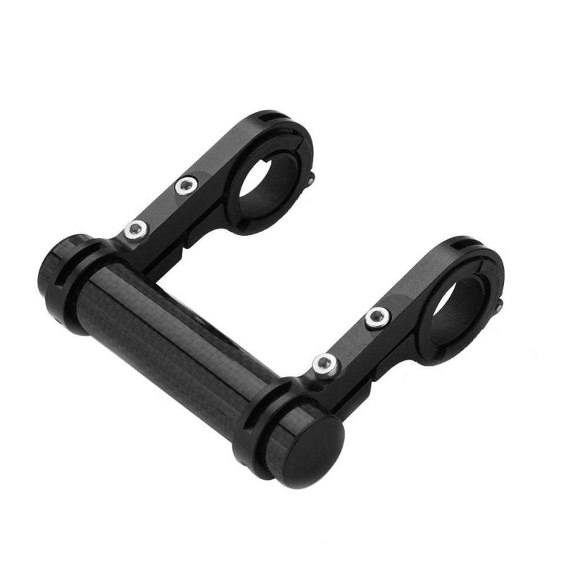 Outbit Fahrrad Lenker Verlängerung Halterung, Extender Mount, 10 cm langlebiger Fahrradlenker Extender Mount Holder Doppelhalterung für Fahrradlicht von Outbit