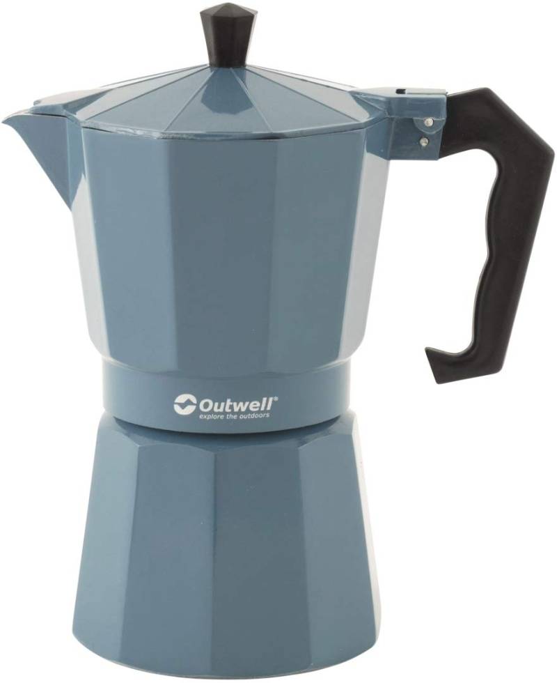 Outwell Espressokocher Manley L 0,3 Liter Aluminium blau von Outwell