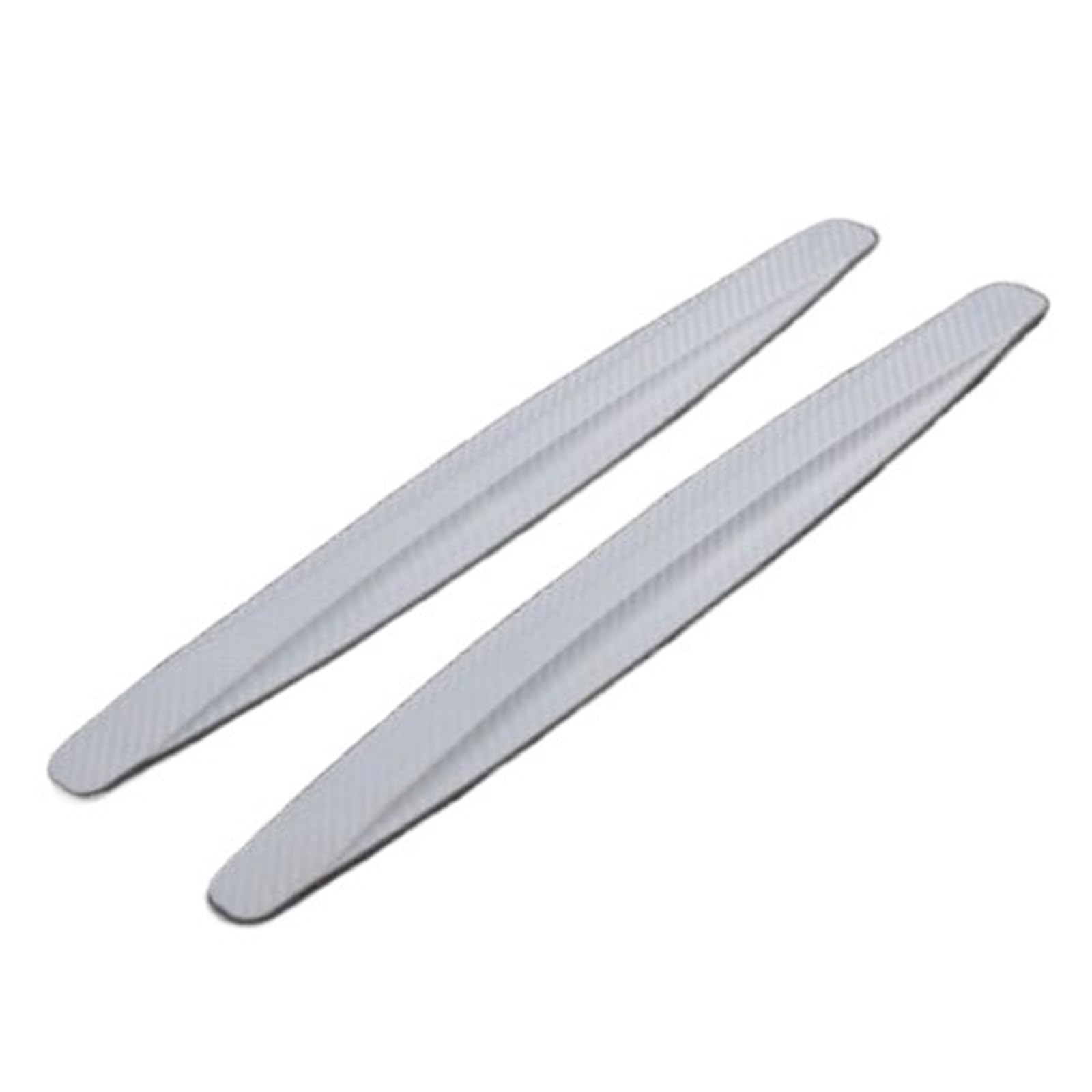 2 Stück Auto Stoßstangenschutz Streifen Antikollision Schutzstreifen Vorne Hinten Kratzschutz Crash Blade Autozubehör For Auto(Gray) von Ouxk