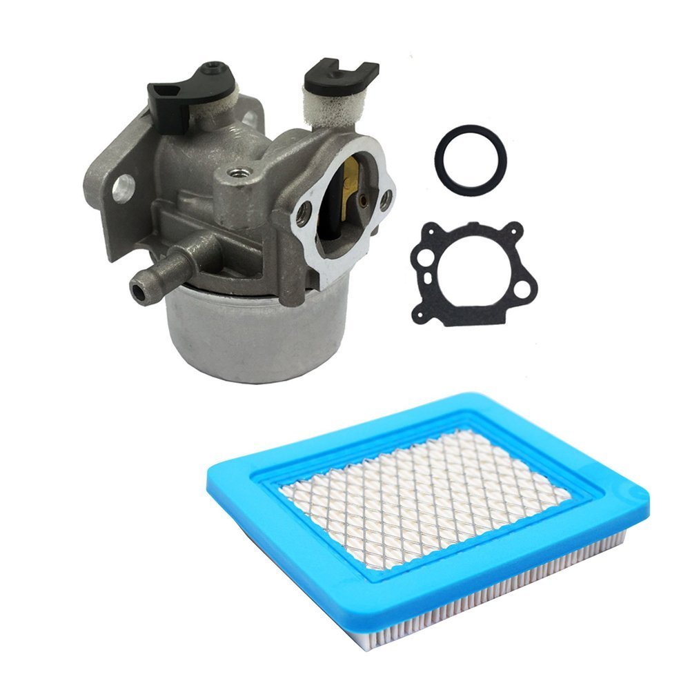 OxoxO Ersetzt Vergaser mit Luftfilter für Briggs & Stratton 790845 799871 799866 796707 794304 Quantum Motor 4 Zyklen Rasenmäher Toro Craftsman Yardman Snapper Vergaser Carb Fit von OuyFilters