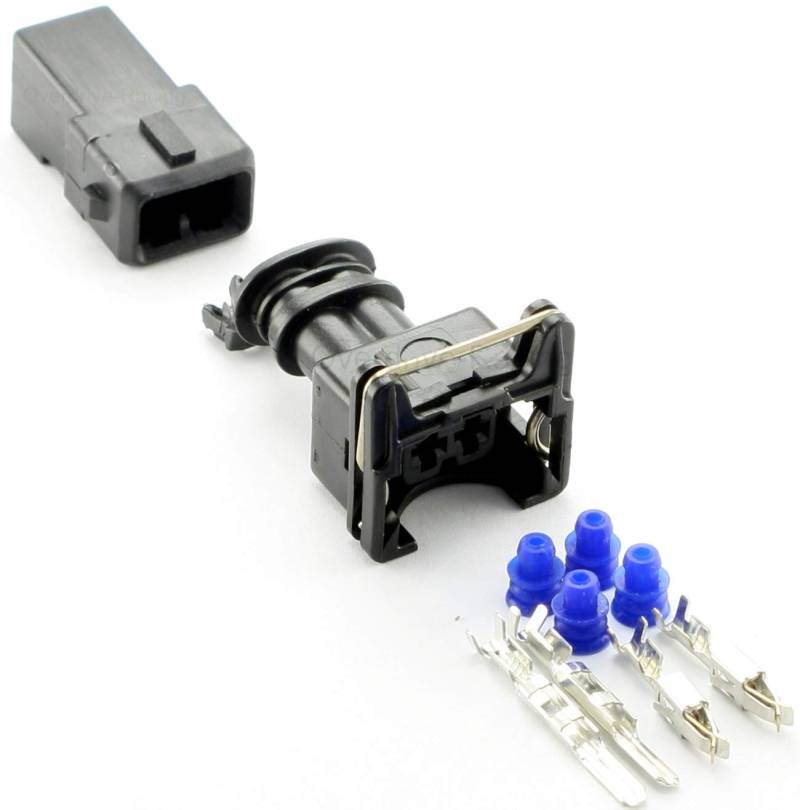 Overdrive-Racing Reparatur Ersatz Stecker Einspritzdüse Einspritzventil Männlich Weiblich Passend Für Bosch EV1 037906240 1287013003 von Overdrive-Racing