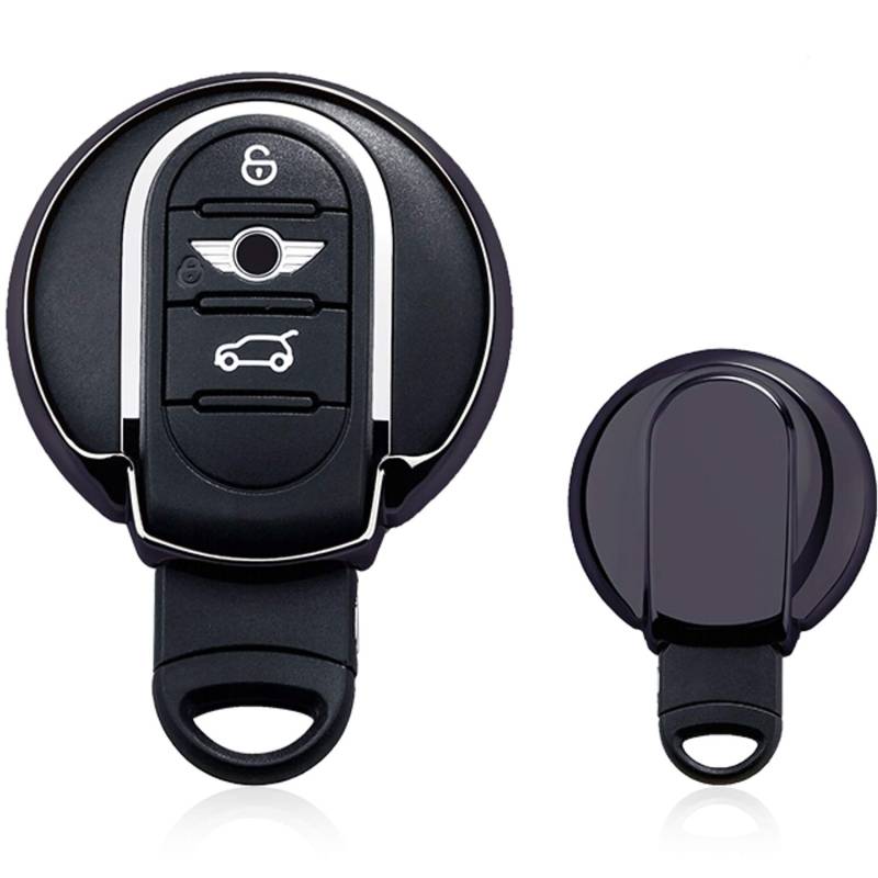 Overdrive-Racing Schlüssel Schwarze Schutz Hülle Key Cover Kompatibel Mit Mini Cooper Clubman Countryman Cabrio F54 F55 F56 F57 F60 von Overdrive-Racing