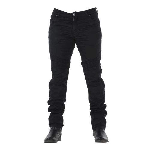 Overlap Castel OVP-CAST-HA-BK40 Herren Jeanshose, Schwarz, Größe 40 von Overlap