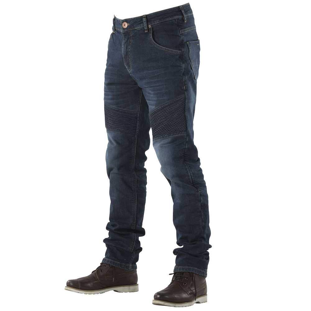 Overlap Castel Smalt Jeans Herren, Blau, Größe 34 von Overlap