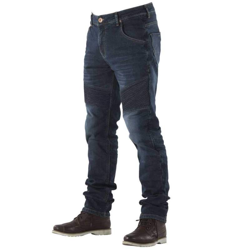 Overlap Castel Smalt Jeans Herren, Blau, Größe 29 von Overlap