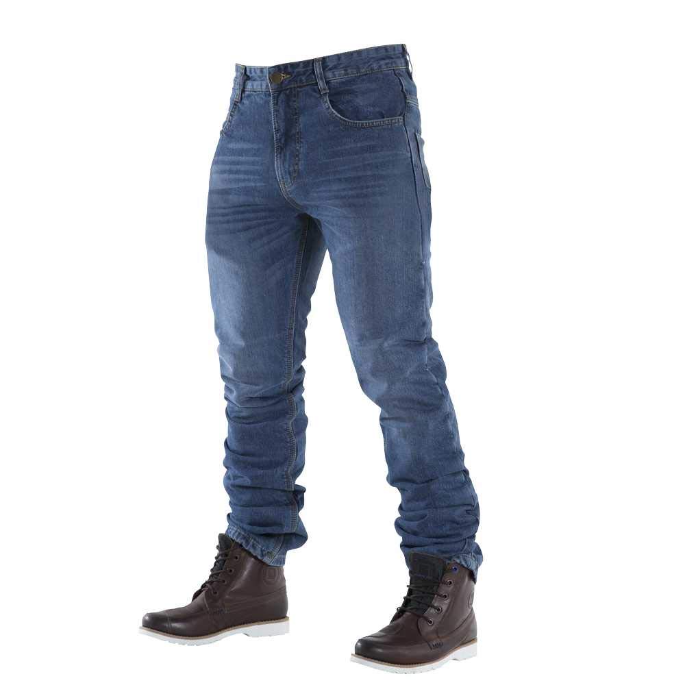 Overlap Manx Smalt Jeans Herren, Blau, Größe 28 von Overlap