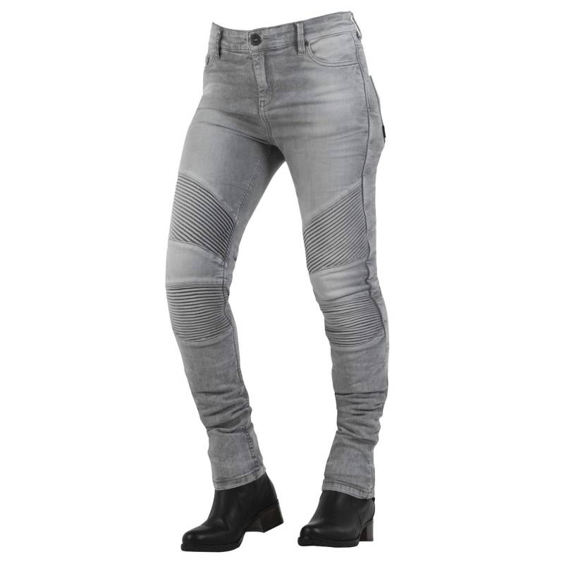 Overlap Stradale Jeans für Damen, zugelassen, Grau, Größe 25 von Overlap