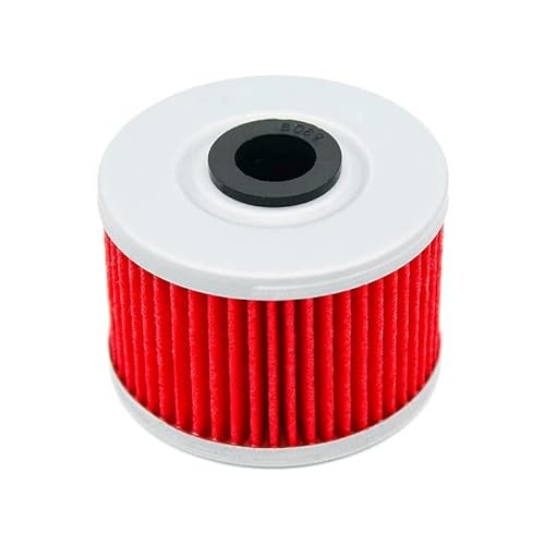 Motorrad-Ölfilter for Dinli 450 DMX 450 DL901 DL902 2005–2008 460 DL904 DMX 460 2008 Hisun 450 HS ATV-2 450 (Color : 1pcs-red) von OwlKay