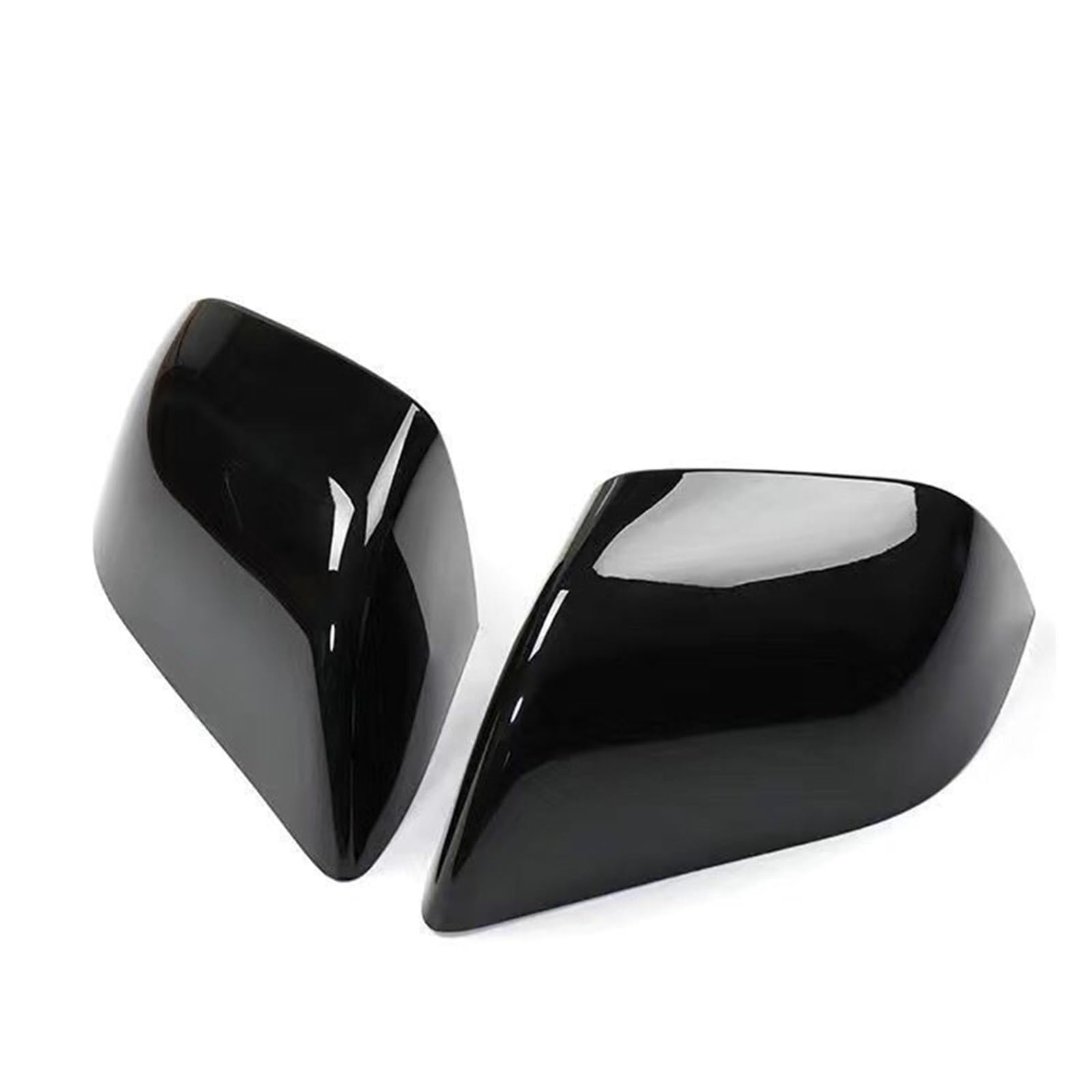 Auto Spiegelkappen Für Tesla Für Modell 3 2024 Auto Rückspiegel Gehäuse Auto Außen Zubehör Seitenspiegel Spiegelkappen(Bright Black) von Oxektgb