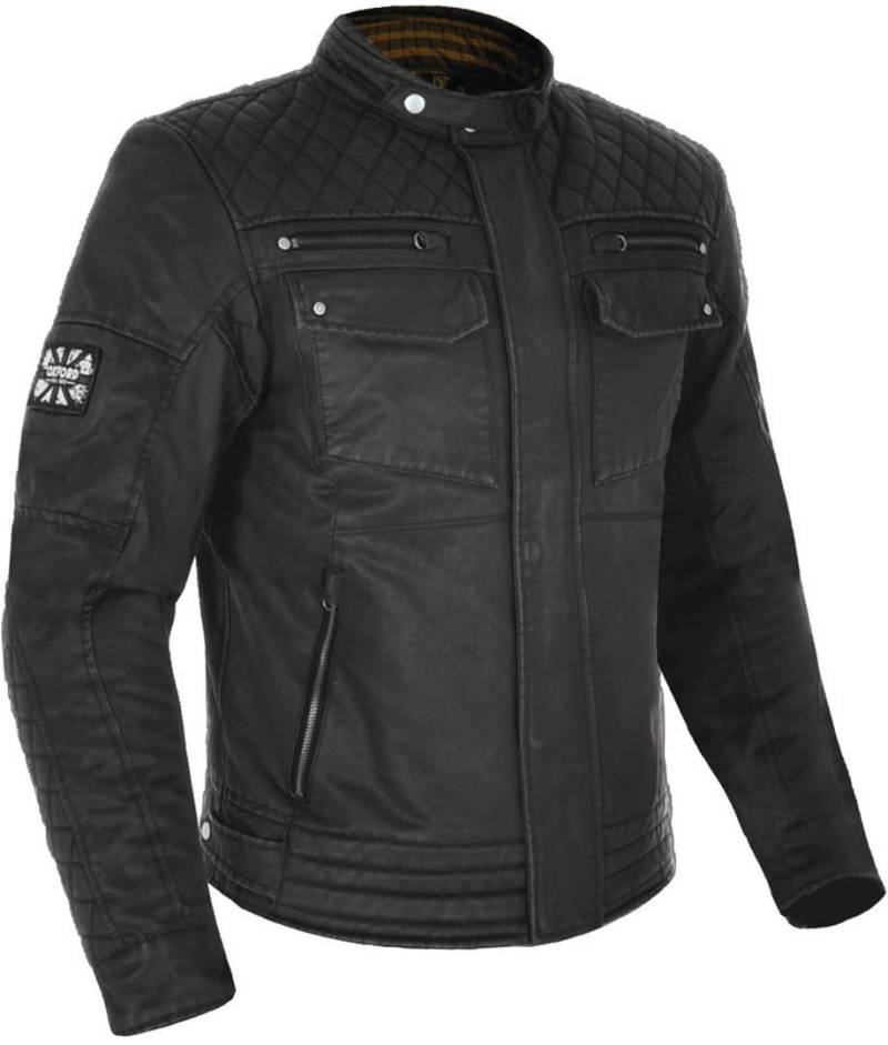 Hardy Wachsjacke schwarz XL - Motorradjacke von Oxford