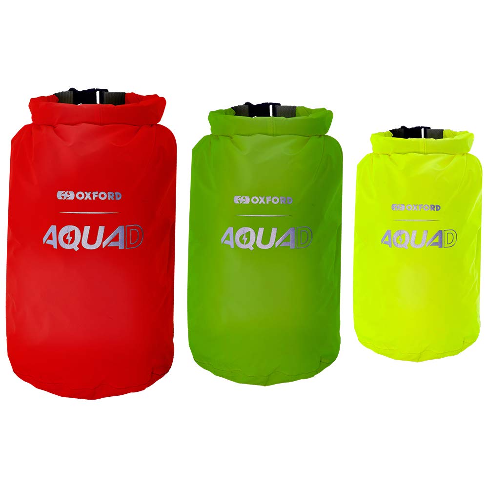 Motorcycle Oxford Aqua D Waterproof Roll Bags 3 Pack - 5L, 7L, 12L von Oxford