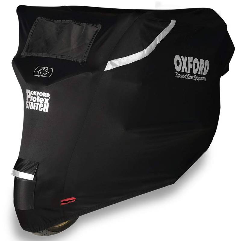 Oxford CV163 Motorrad Abdeckung 1 Stück, Schwarz, XL von Oxford