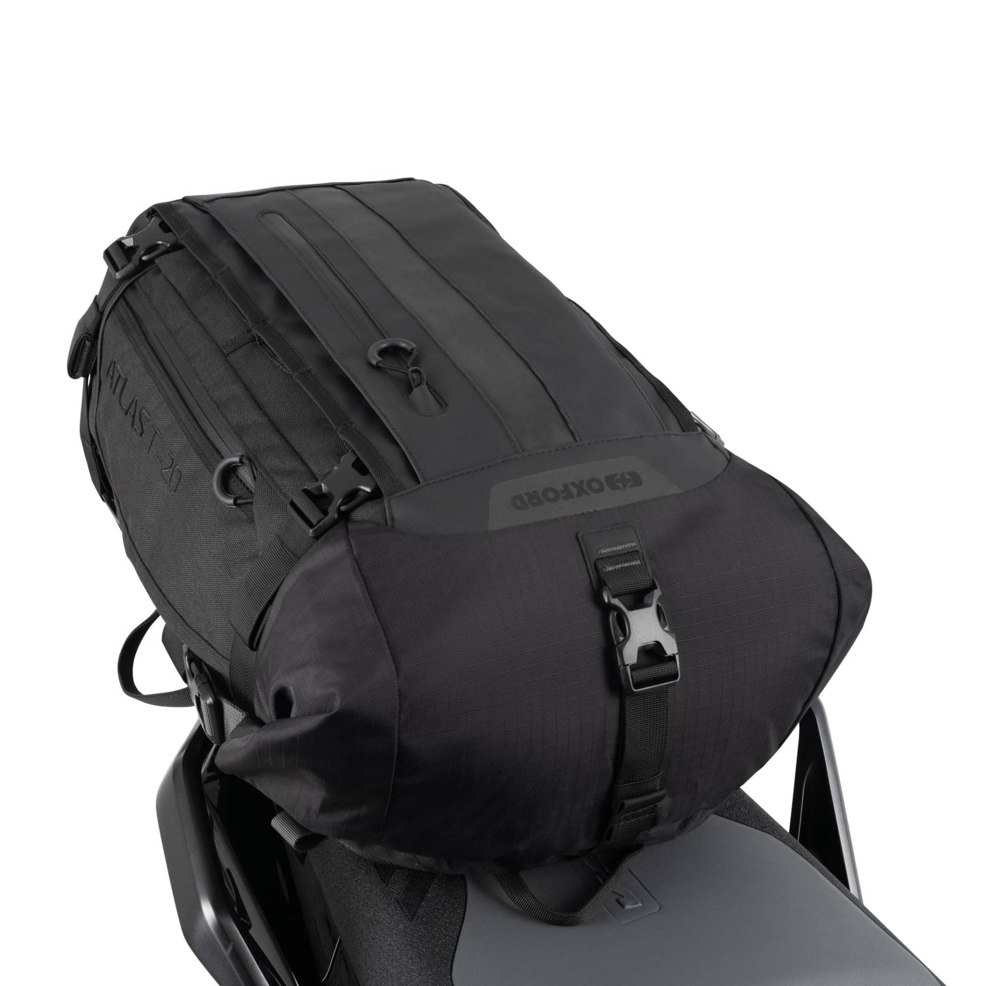 Oxford Atlas T-20 Advanced Tourpack Modulares Motorradgepäck, 20 l, Schwarz von Oxford