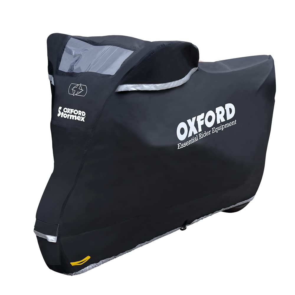 CV330 - Oxford Stormex Motorcycle Cover Small (OF142), Schwarz von Oxford