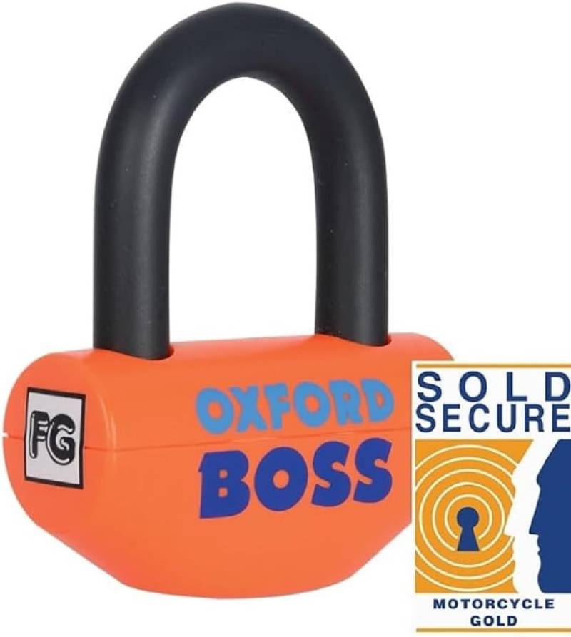 Oxford OF39 Boss Scheibenschloss, Orange von Oxford