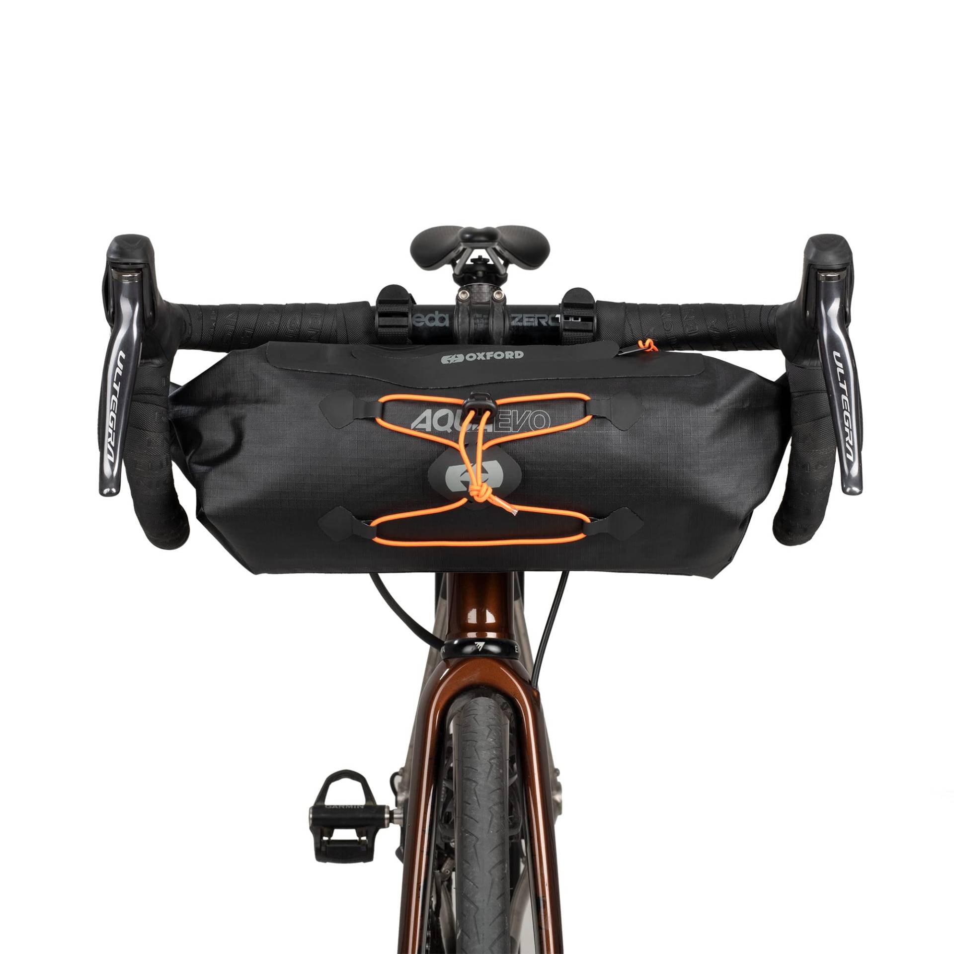 Oxford Products Fahrradlenkerpaket OL955 Aqua Evo Adventure Wasserdicht IPX6, Schwarz, 9L von Oxford