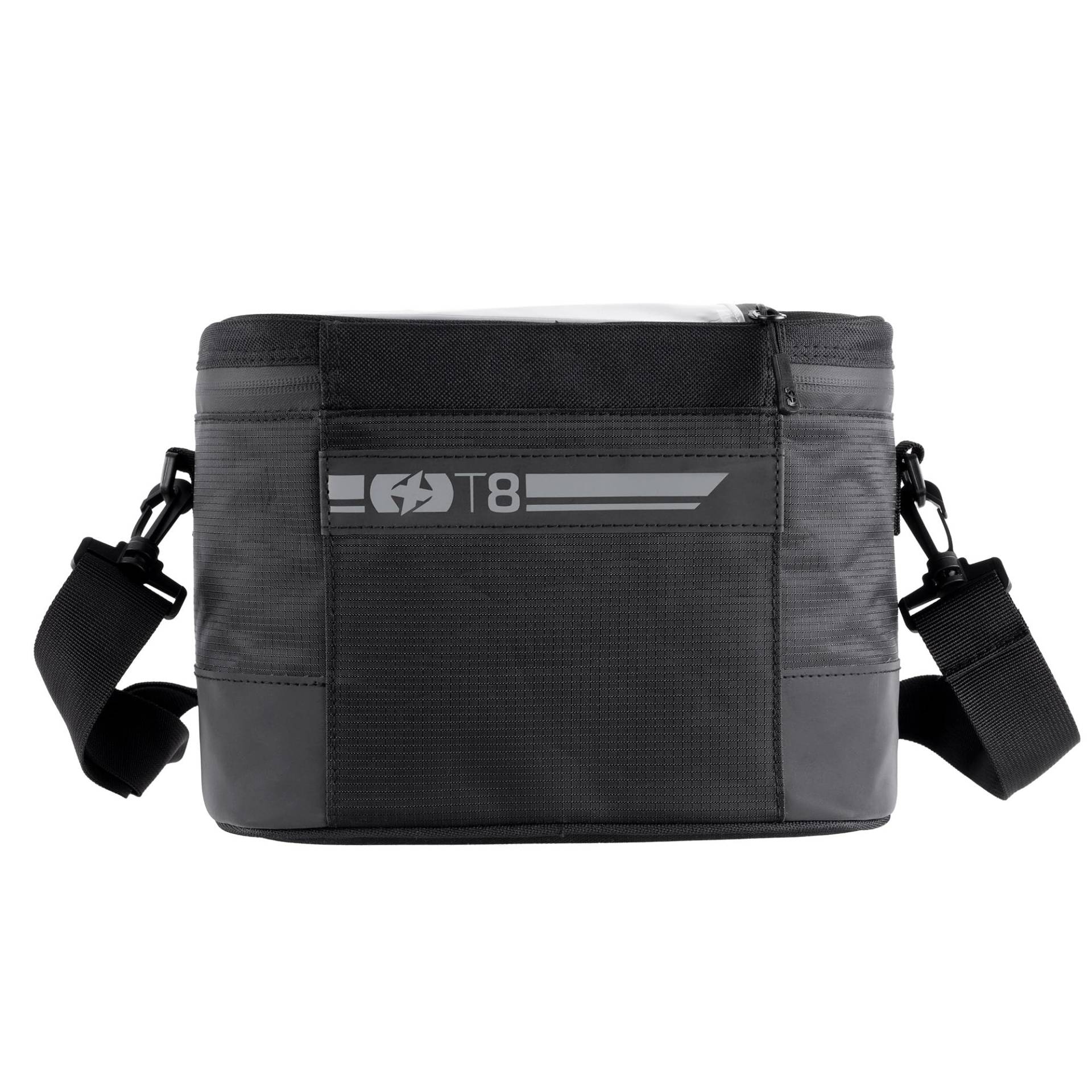 Oxford T-Series T8 Quick Release Fahrradlenkertasche, 8L, Schwarz von Oxford