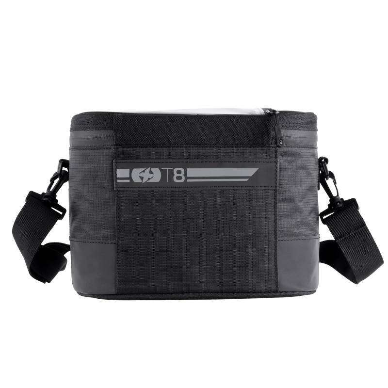 Oxford T-Series T8 Quick Release Fahrradlenkertasche, 8L, Schwarz von Oxford