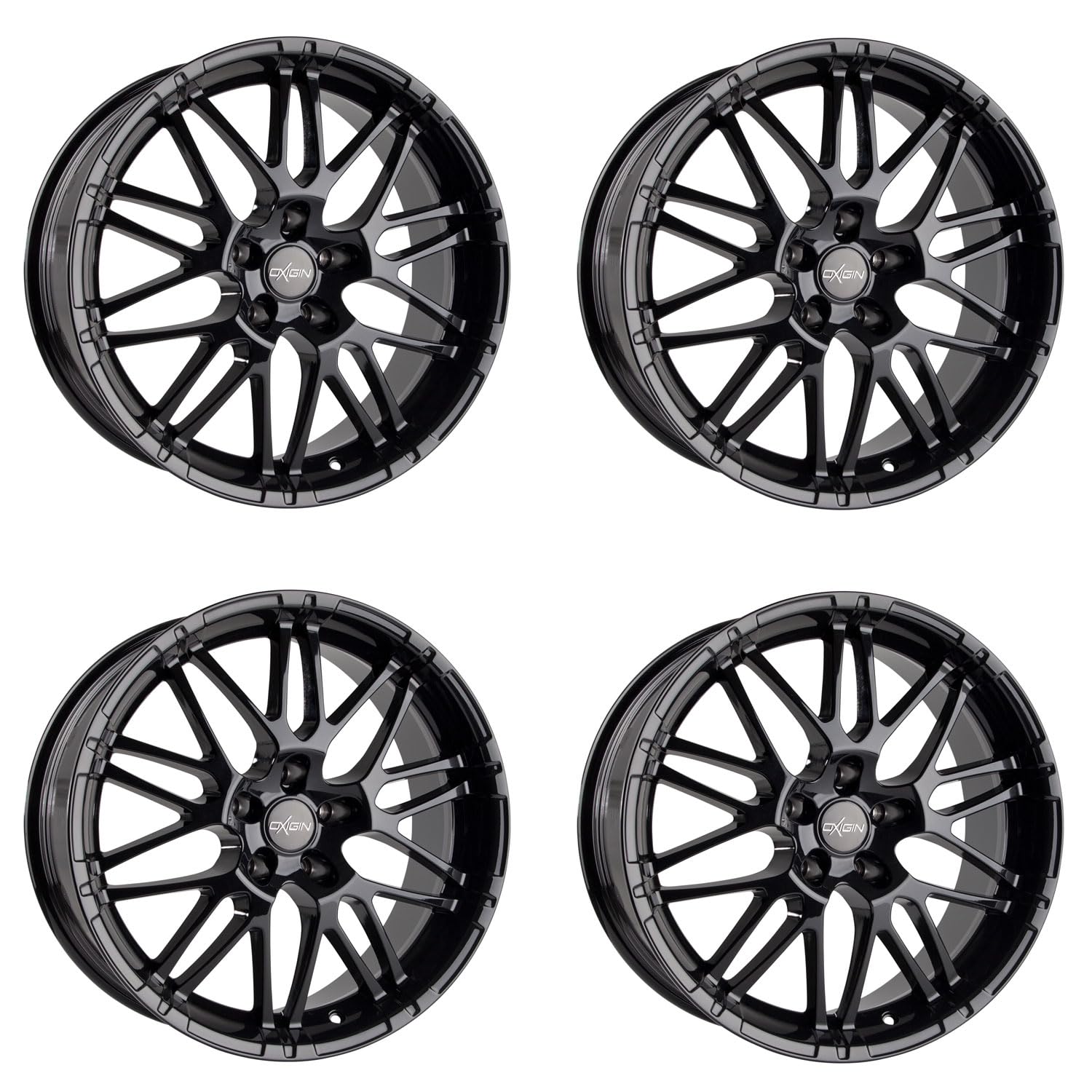 4x Oxigin Felgen 14 Oxrock 7.5x17 ET50 5x112 black kompatibel mit MG MG3 von Oxigin